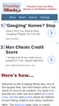 Mobile Screenshot of creatingminds.org